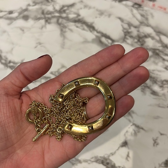 House of Harlow 1960 Large studded horseshoe necklace - Picture 12 of 12